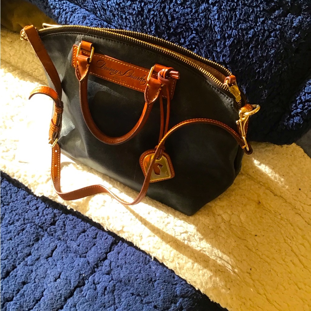 Dooney and Bourke Navy Blue Leather Handbag